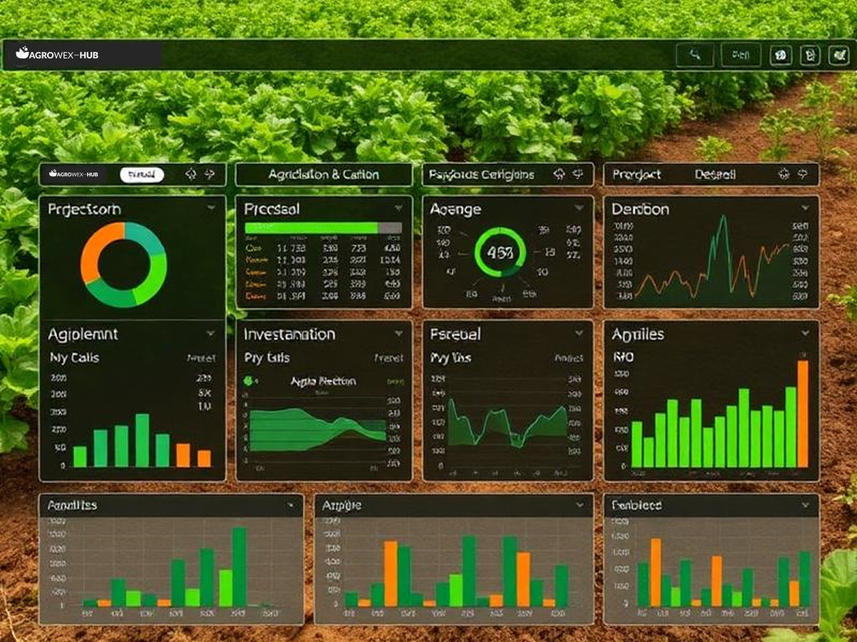 Laptop showing data analytics
